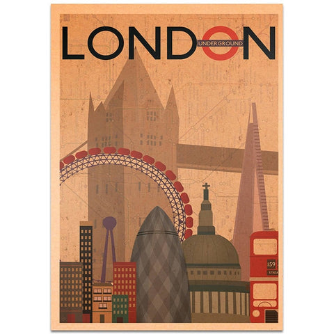 Affiche Vintage Londres