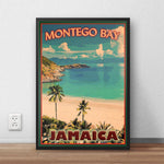 Affiche Vintage Jamaica Montego Bay