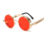 lunette vintage steampunk rouge