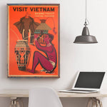 Affiche Vintage Vietnam