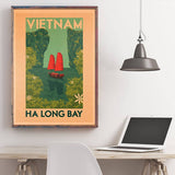 Affiche Vintage Vietnam