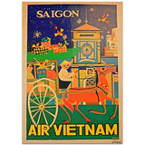 Affiche Vintage Vietnam