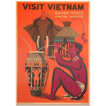 Affiche Vintage Vietnam