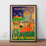 Affiche Vintage Vietnam