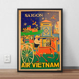 Affiche Vintage Vietnam