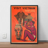 Affiche Vintage Vietnam