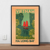 Affiche Vintage Vietnam