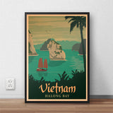 Affiche Vintage Vietnam