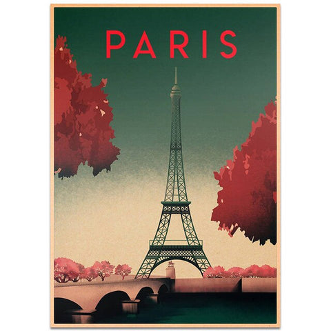 Affiche Vintage Paris Voyage