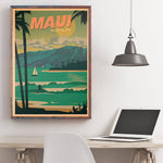 Affiche Vintage Hawaï