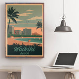 Affiche Vintage Hawaï