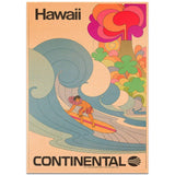 affiche hawaii continental