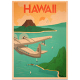 Affiche Vintage Hawaï