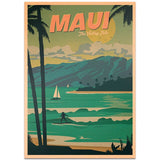 affiche maui hawaii