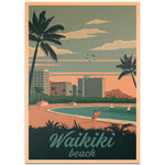 Affiche Vintage Hawaï