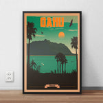 Affiche Vintage Hawaï