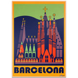 Affiche Vintage Barcelone