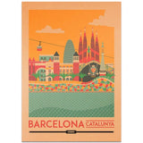 Affiche Vintage Barcelone