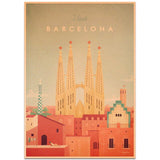 Affiche Vintage Barcelone
