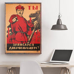 Affiche Vintage Moscou