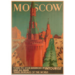 Affiche Vintage Moscou