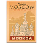 Affiche Vintage Moscou