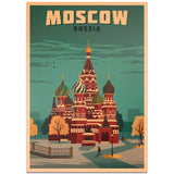 affiche moscow russia