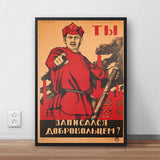 Affiche Vintage Moscou