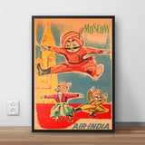 Affiche Vintage Moscou