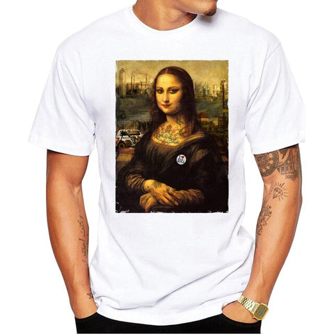 t-shirt vintage mona lisa