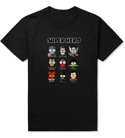 tee shirt super heros