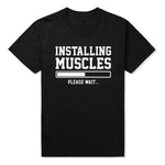 tshirt vintage installing muscles