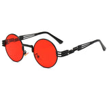 lunette vintage ronde rouge